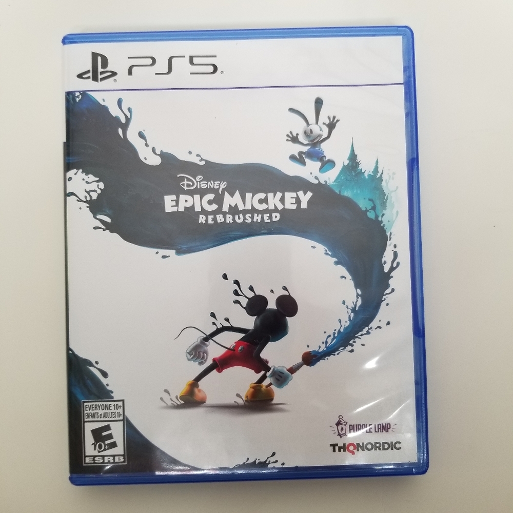 Disney Epic Mickey: Rebrushed - Sony PlayStation 5 Game With Inserts